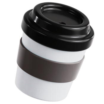 Coffee Cup 3D Ilustration png