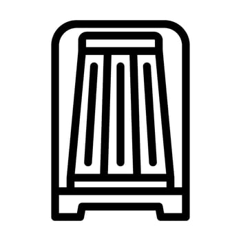 built filter line icon vector