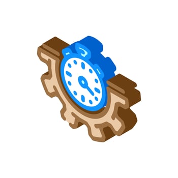 quick setup isometric icon item vector