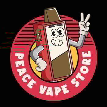 Friendly vape character for store vector
