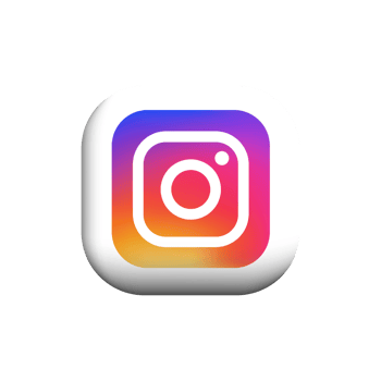 Instagram icon on square rounded png