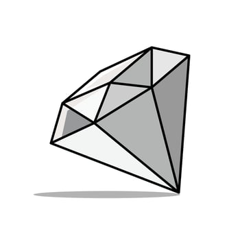 The Illustration of April Diamond vector