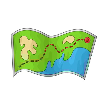 track line Illustration vector