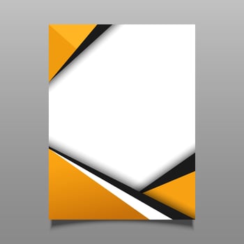 Graphic template display cover vector