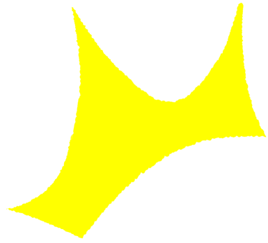 Sharp yellow comic-style burst effect. Abstract hand-drawn light flash perfect for emphasizing action scenes, stickers, or dynamic designs png