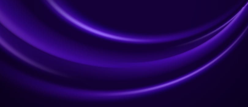 Smooth dark purple silky waves, luxurious and vibrant background vector