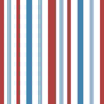 Seamless pattern with red and blue vertical stripes vector