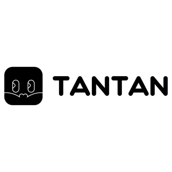 Black Tantan App Logo Official Icon in and for UI UX Design png