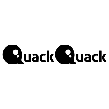 Black QuackQuack App Logo Official Icon in and for UI UX Design png