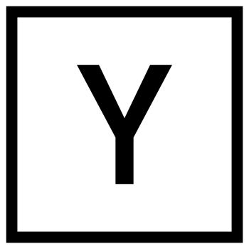 Black HackerNews Icon Modern Design in Transparent Background png