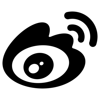 Black Weibo Icon Modern Design in Transparent Background png