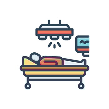Color icon operation vector