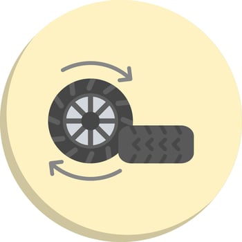 Tire Abstract UI Visual Pack vector