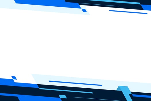 Geometric Modern Background, Technology, futuristic, gaming, with Blue Color Abstract shape Element for Presentation, Banner, Cover vector