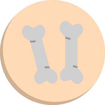 Bones Modern Interface Badge Series vector