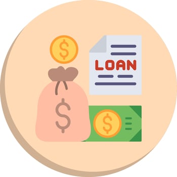 Loan App-Based UI Graphic Kit vector