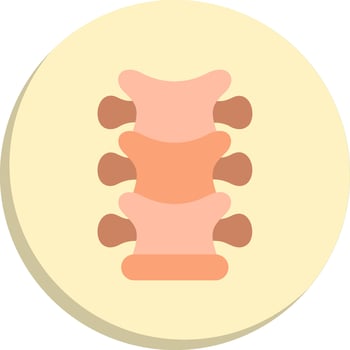 Spinal Cord Modern Tech Object Series vector