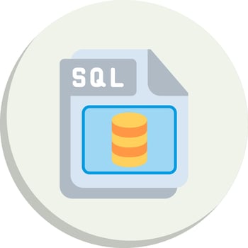 SQL Geometric App Mark Series vector