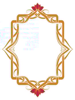 The Minimalist Trace Decorative Ornamental Frames vector