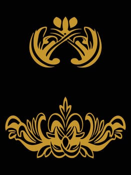 The Natural Weave Decorative Ornamental Frames vector