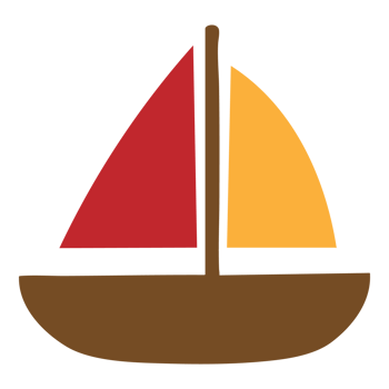 colorful little boat png