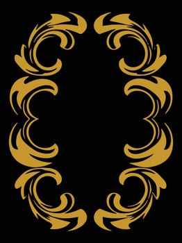 The Minimalist Outline Decorative Ornamental Frames vector