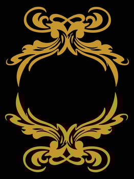The Elemental Mark Decorative Ornamental Frames vector