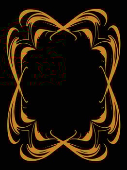 Abstract Edge Decorative Ornamental Frames vector