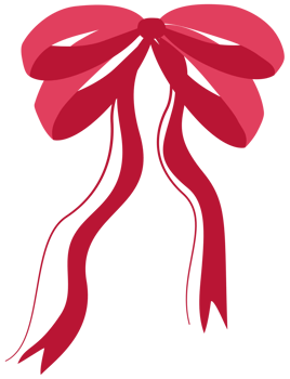cute red ribbon bow png