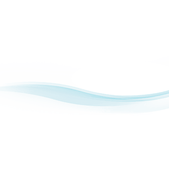 Gentle blue wave isolated on transparent background creates a calming and smooth design png