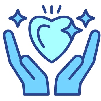 Pure Sincerity Symbol Icon vector