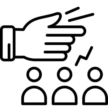 Single Party Rule Icon vector