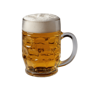 A Frosty Glass of Golden Beer with Foam Head Ready to Refresh on a Summer Day png