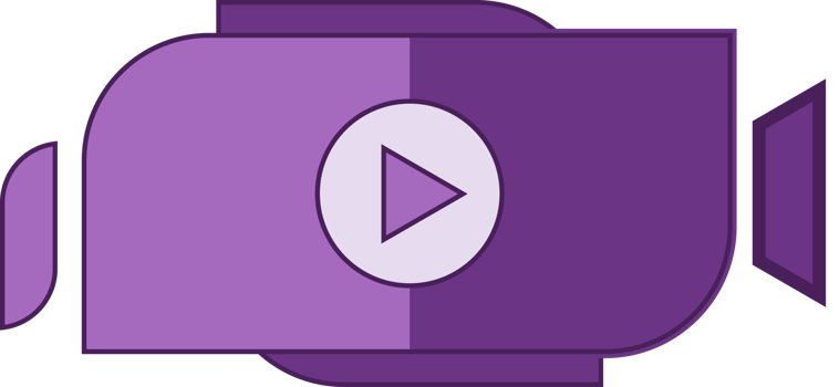 Flat Camera Icon in Purple - Modern Photography and Media Symbol png