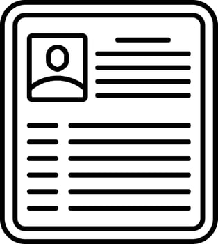 Job Application Form vector