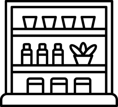 Wall Mounted Shelves vector