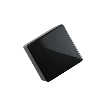 Black Square Object. Minimalist Design And Modern Aesthetic Isolated On Transparent Background png
