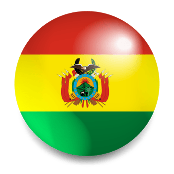 Bolivia Flag Round Icon - Bolivian Flag Circle png