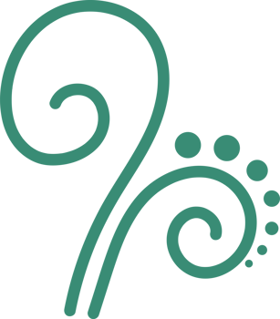 Green abstract line png
