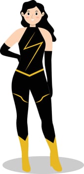 Women Superhero Character. vector