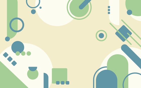 Abstract geometric shapes in soft colors vector