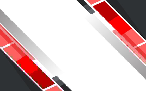 Abstract red and black geometric background vector