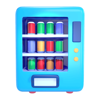 Vending Machine 3D Illustration Icon png