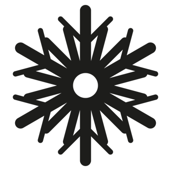 Christmas black star decoration png