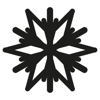 Winter Christmas star snowflake png