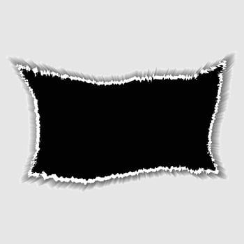 Torn Paper Texture with Shadow Effect vector
