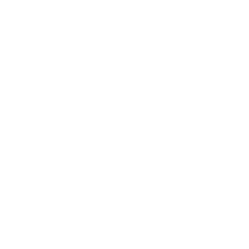 White Dotted Bumble Outline Icon on Transparent Background png