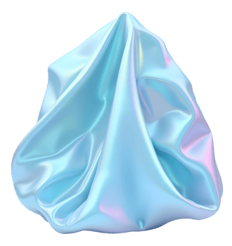 Shimmering soft fabric drapes elegantly, creating captivating abstract form png