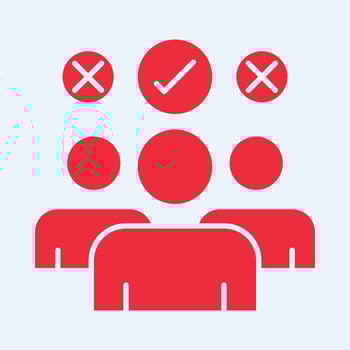 Selection symbol trendy artwork useful Illustration red design pretty colorful background vector