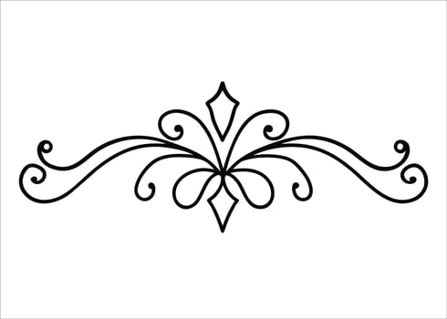 Elegant art deco line divider text border design with luxurious geometric patterns and sophisticated styling vector